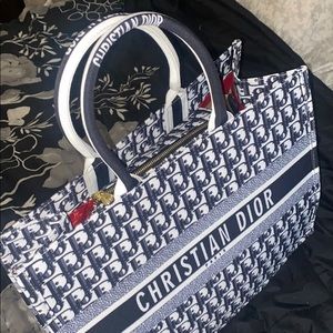 Christian Dior canvas/purse
